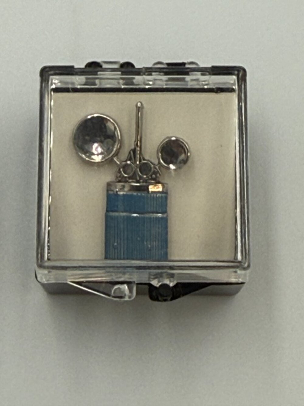 VTG HUGHES AIRCRAFT Intelsat VI Satellite Tie Tack Lapel Pin NIB ADSCO NASA